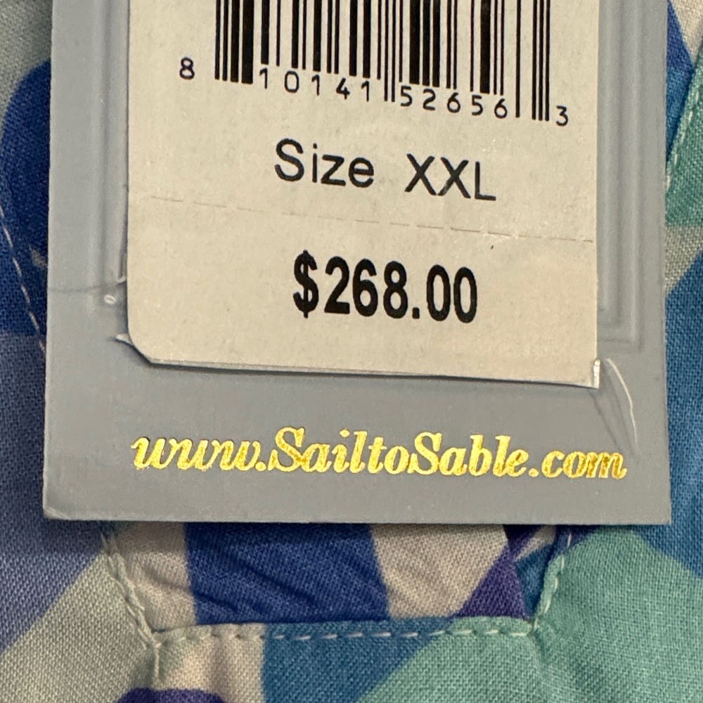 Sail to Sable Blue and Purple Long Sleeve Dress XXL NWT - Picture 4 of 12